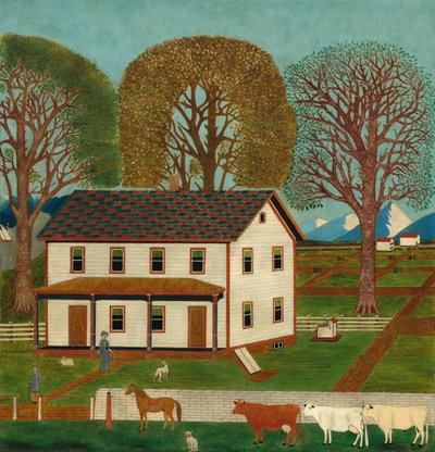 Bauernhaus im Mahantango-Tal von American 19th Century