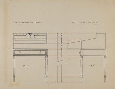 Schreibtisch von American 20th Century