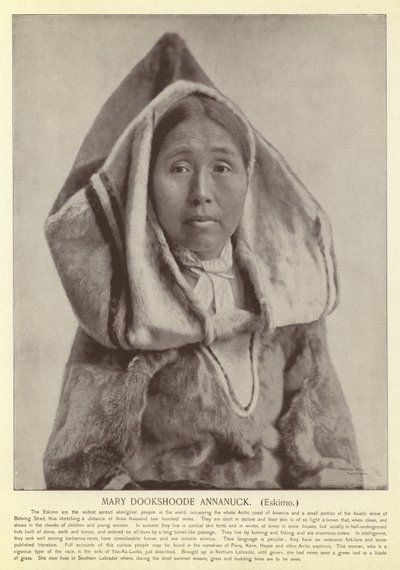 Mary Dookshoode Annanuck, Eskimo von American Photographer