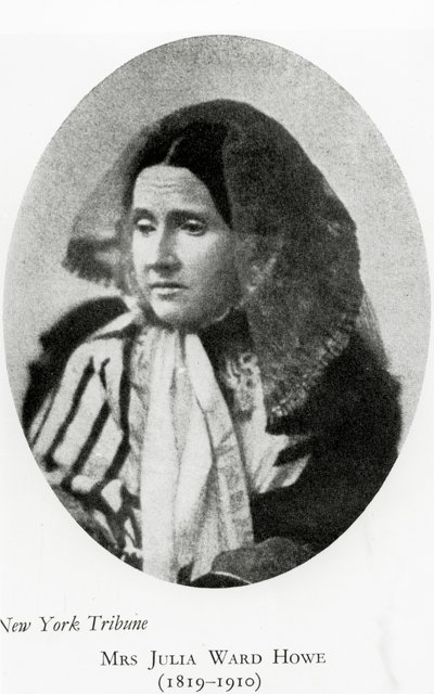 Mrs. Julia Ward Howe, ca. 1860er von American Photographer
