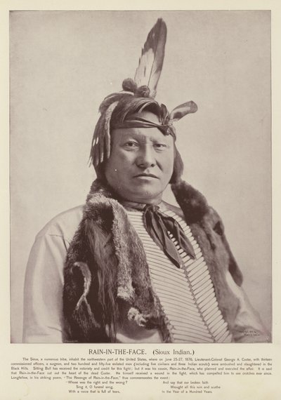 Rain-in-the-Face, Sioux-Indianer von American Photographer