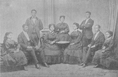 Die Original Jubilee Singers, ca. 1870er von American Photographer