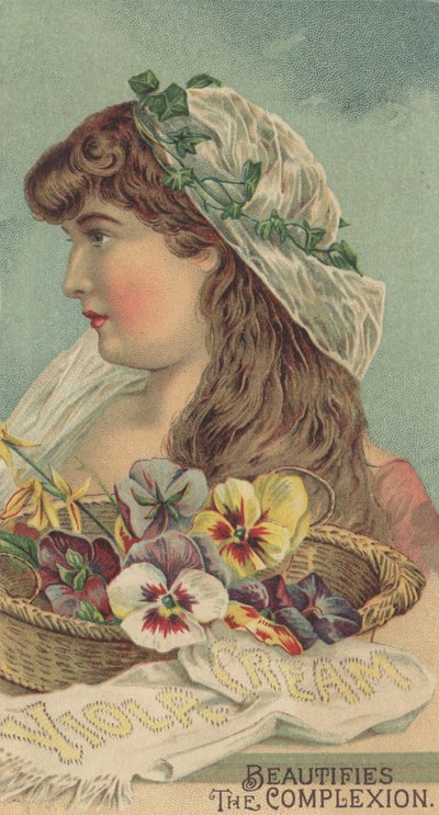 Werbung für Viola Cream, ca. 1890 von American School