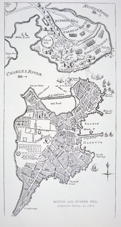 Boston und Bunker Hill von American School