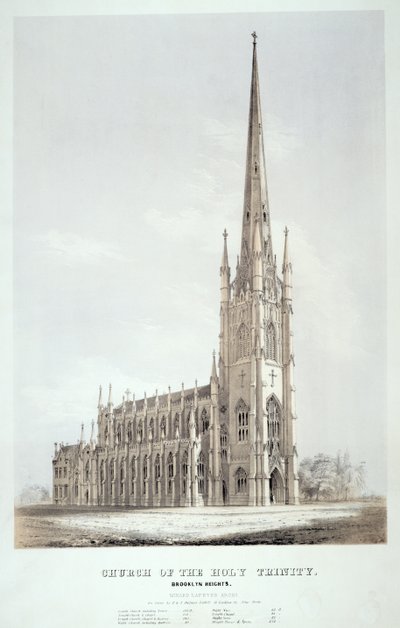 Kirche der Heiligen Dreifaltigkeit, Brooklyn Heights von American School