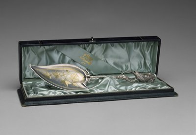 Eiscreme-Messer und Originalbox von American School