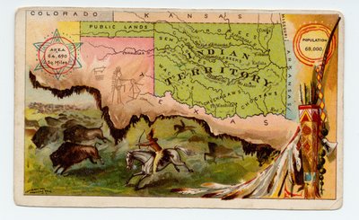 Indianergebiet [Oklahoma], 1889 von American School