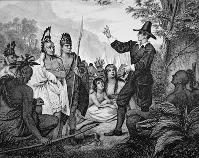 John Eliot (1604-90) von American School