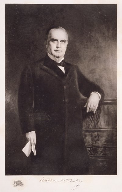 Porträt von William McKinley von American School