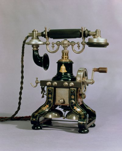 Telefon, National Telephone Service, USA, 1890 von American School
