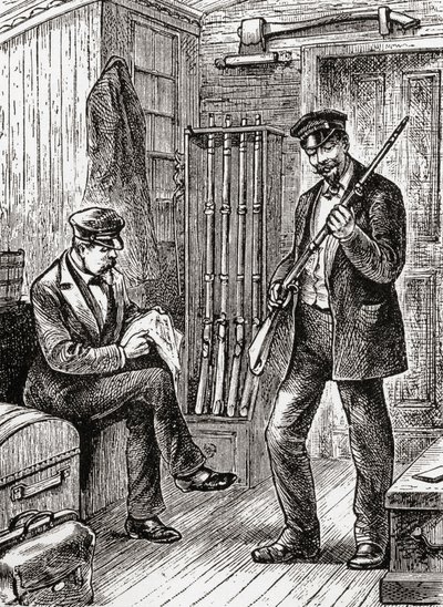 Die Rüstkammer des Gepäckmeisters von American School