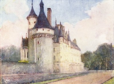 Chenonceaux vom Garten von Amy B. Atkinson