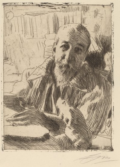 Anatole France von Anders Leonard Zorn