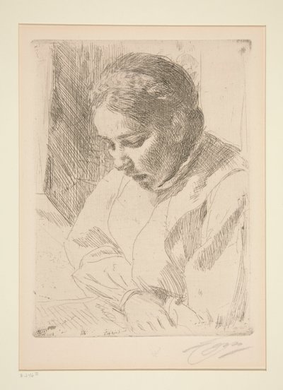 Beim Gebet von Anders Leonard Zorn