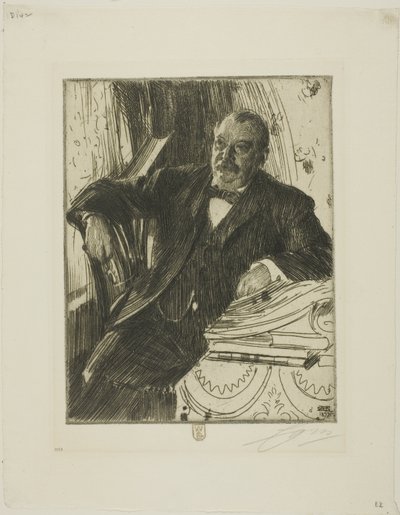 Grover Cleveland II von Anders Leonard Zorn