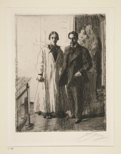 Herr und Frau Atherton Curtis von Anders Leonard Zorn