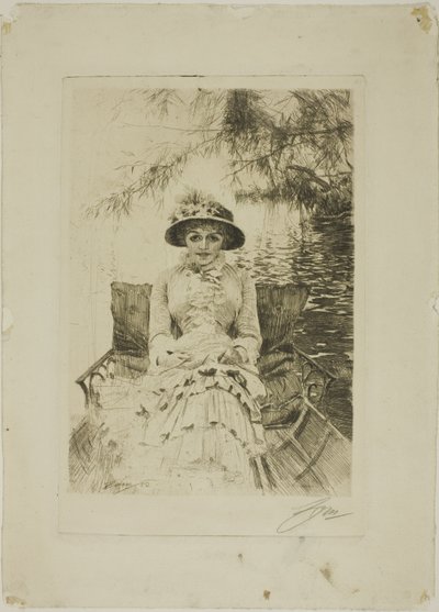 Auf der Themse von Anders Leonard Zorn
