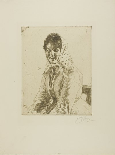 Skerikulla (Ein Skeri-Mädchen) von Anders Leonard Zorn