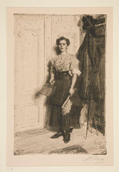 Das neue Dienstmädchen von Anders Leonard Zorn