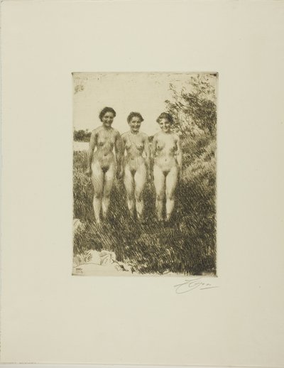 Drei Schwestern von Anders Leonard Zorn