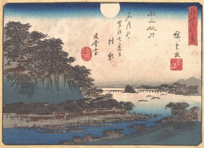 Herbstmond in Ishiyama, 1857 von Ando Hiroshige