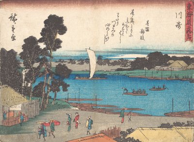 Kawasaki, ca. 1838 von Ando Hiroshige