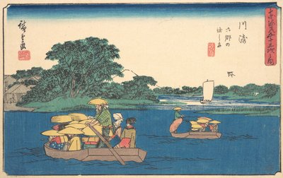 Kawasaki, ca. 1842 von Ando Hiroshige
