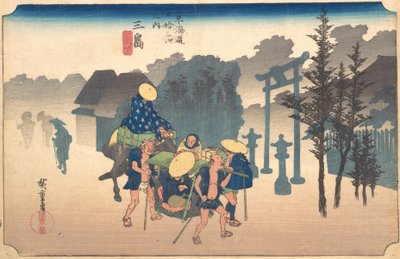 Morgennebel, 19. Jahrhundert von Ando Hiroshige