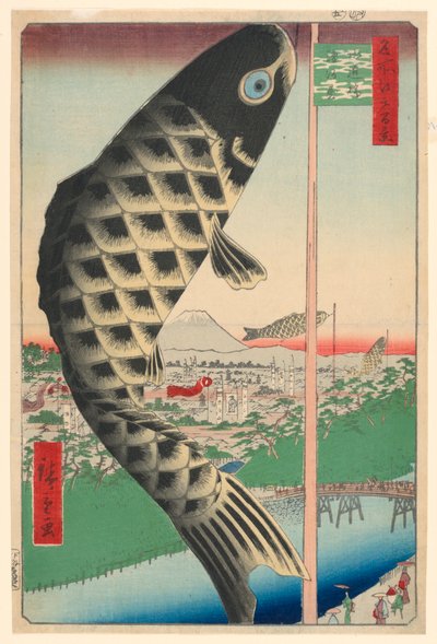 Hundert berühmte Ansichten von Edo von Ando Hiroshige