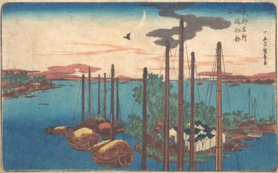 Tsukudajima Hatsu Hototogisu, wahrscheinlich 1830 von Ando Hiroshige