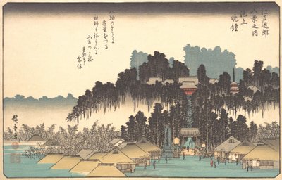 Vesperglocken in Ikegami, 19. Jahrhundert von Ando Hiroshige