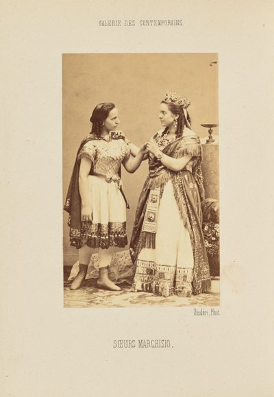 Schwestern Marchisio von Andre Adolphe Eugene Disderi