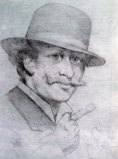 Selbstporträt von André Gill, 1883, 1927 von Andre Gill