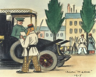 Taxis während der Schlacht an der Marne von Andre Helle