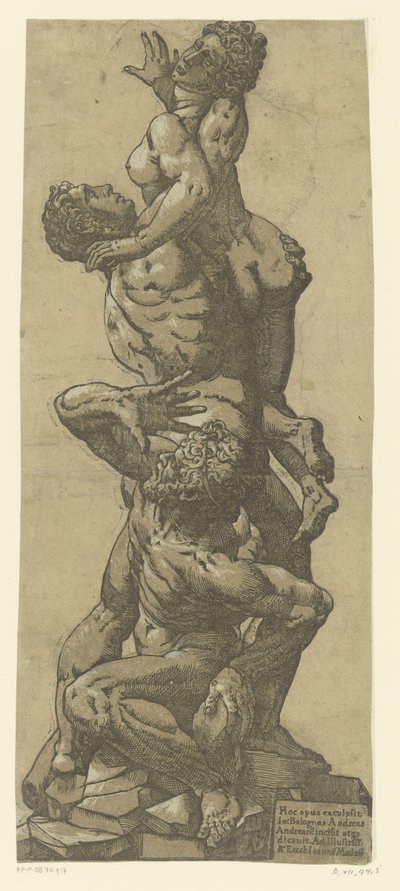 Raub der Sabinerinnen von Andrea Andreani