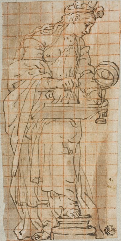 Allegorie der Geometrie von Andrea Lilio