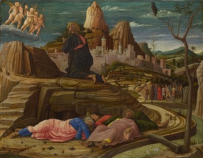 Christus am Ölberg von Andrea Mantegna