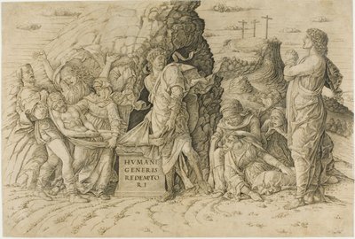 Die Grablegung von Andrea Mantegna