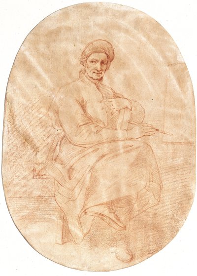 Selbstporträt von Andrea Pozzo