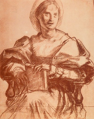 Porträt von Lucrezia del Fede von Andrea del Sarto
