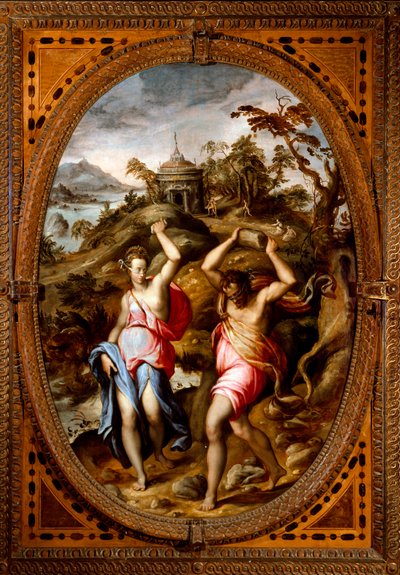 Deukalion und Pyrrha von Andrea di Mariotto del Minga
