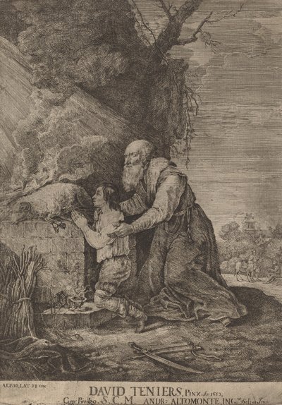 Opferung Isaaks von Andreas Altomonte