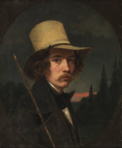 Selbstporträt von Andreas Herman Hunæus