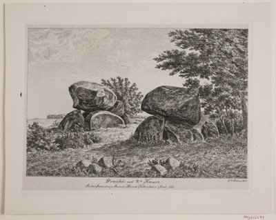 Grabhügel bei Søster Svenstrup von Andreas Peter Madsen