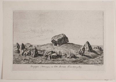 Langdysse bei Lille Rørbæk von Andreas Peter Madsen