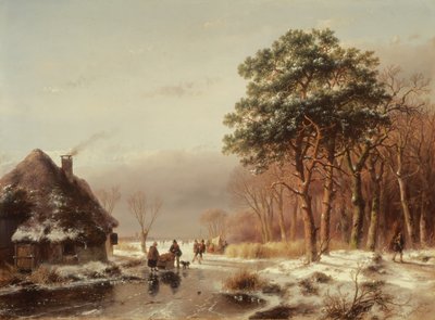 Am Waldrand von Andreas Schelfhout