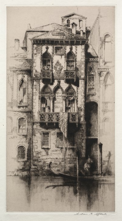 Palazzo Contarini, Venedig von Andrew F. Affleck