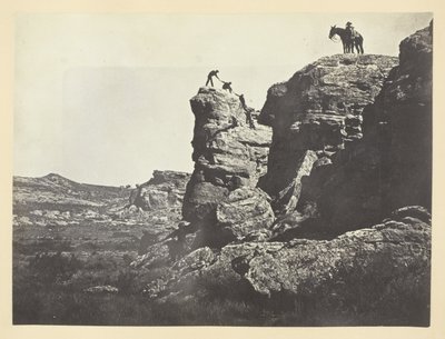 Hohe Klippen, Schwarze Buttes von Andrew Joseph Russell