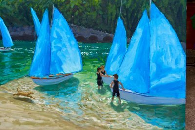Blaue Segel, Looe von Andrew Macara