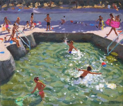 Kinderpool, Vrsar, Kroatien, 2017 von Andrew Macara